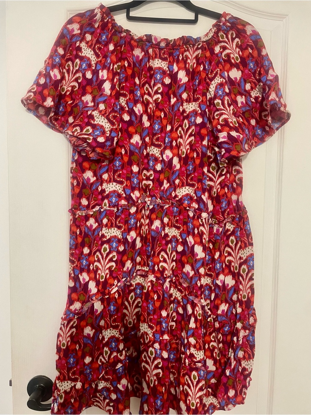 Anthropologie Robin Tiered Mini Dress Size Medium
